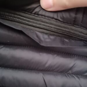 Women's Down Puffer Jacket With Detachable Hood, Side Gathering MSRP$89